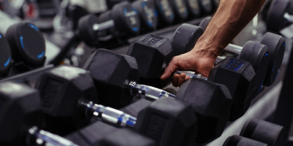 Fitness centrum interiér